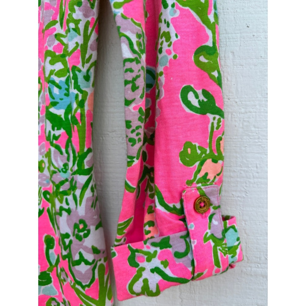 Lilly Pulitzer Palmetto Short Dress, 3/4 Sleeves, Sz XXS - Picture 6 of 8